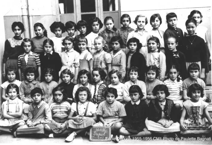 Cours moyen 1ère année, 1955-1956