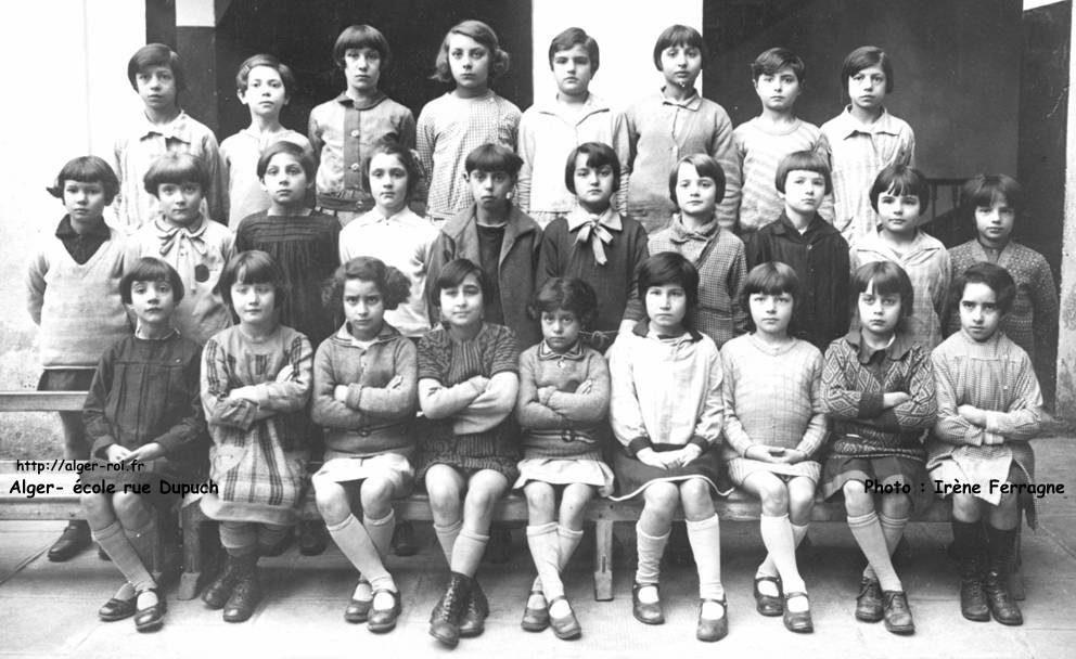 école rue Dupuch en 1929?1930?