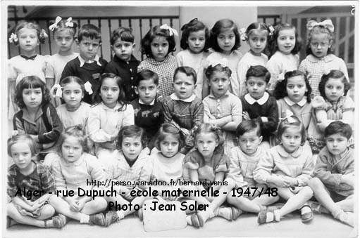 Alger : école maternelle de la rue Dupuch