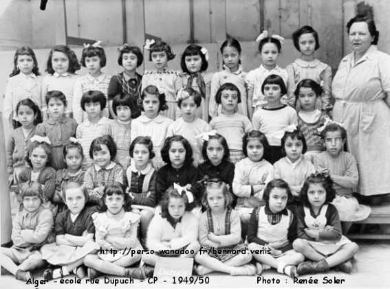Classe de Mme CARRÈRE - CP ?, 1949-1950