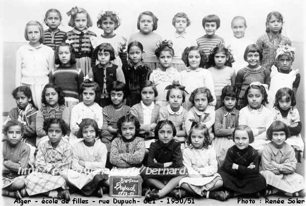 Classe de 5ème - CE 1 ?, 1950-1951