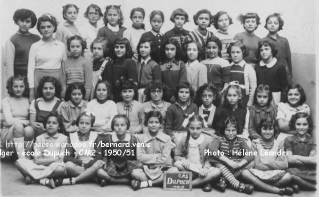 Cours moyen 2ème année , 1950-1951