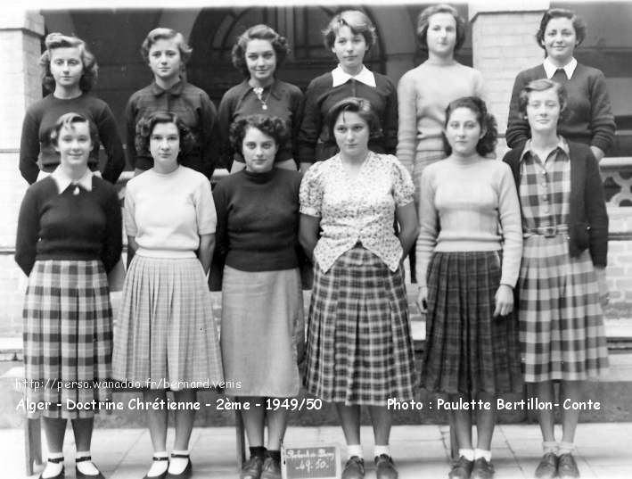 Classe de seconde, 1949-1950