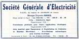 SOCIETE GENERALE D'ELECTRICITE,rue joinville