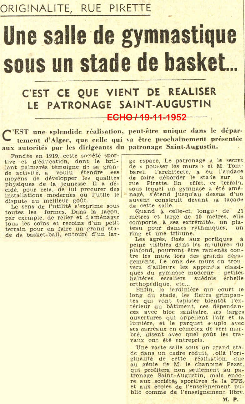 ORIGINALITÉ, RUE PIRETTE