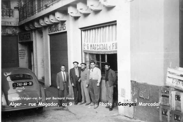 Établissements Georges Marcadal et fils, au 11 de la rue Mogador